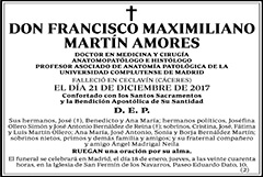Francisco Maximiliano Martín Amores